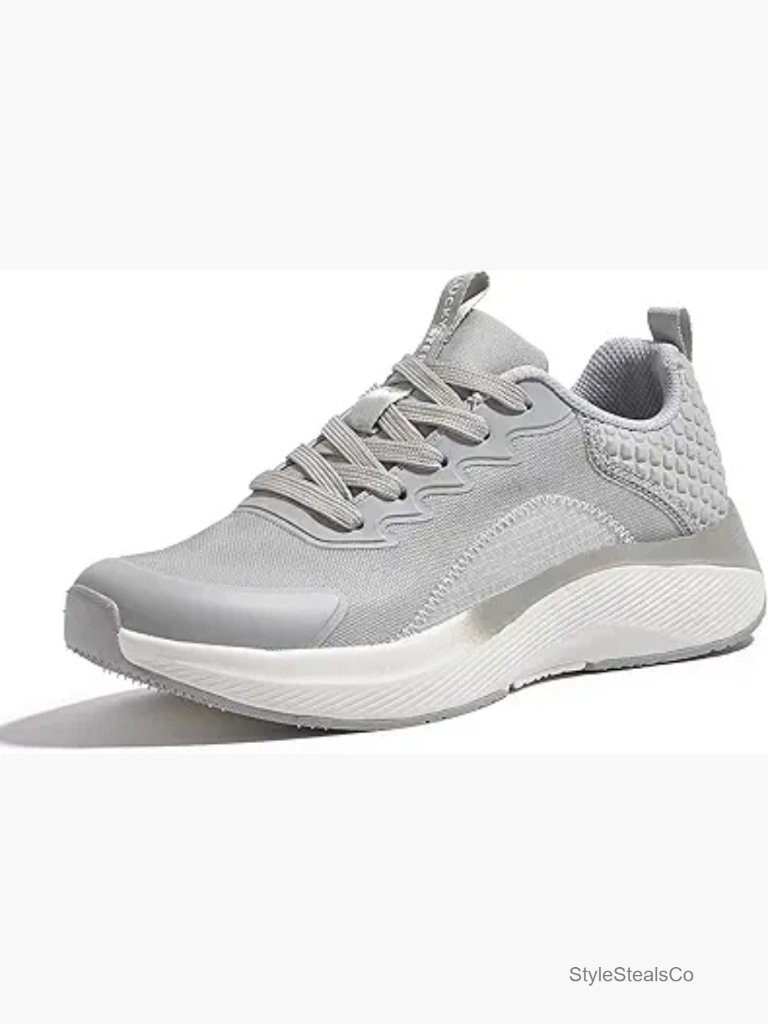 Women's Mesh Walking Shoes Lightweight Breathable Non Slip Tennis Workout Gym